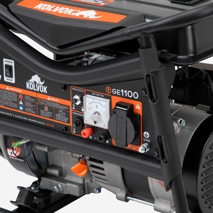 Generador Eléctrico Gasolina 1.1kVA KOLVOK GE1100V