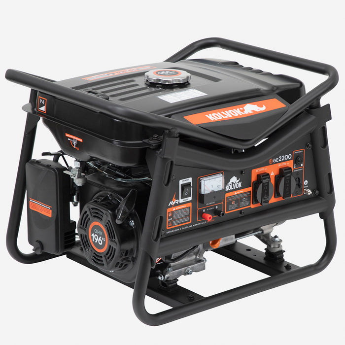 Generador Eléctrico Gasolina 2.2kVA KOLVOK GE2200V