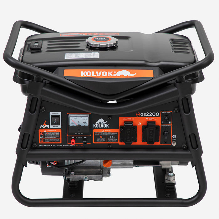 Generador Eléctrico Gasolina 2.2kVA KOLVOK GE2200V