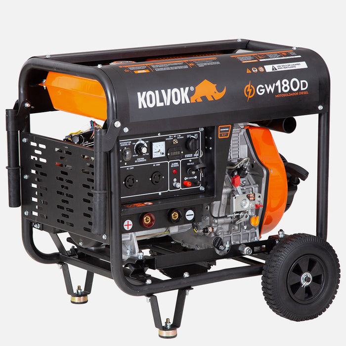 Motosoldador Diesel 160A KOLVOK GW180D