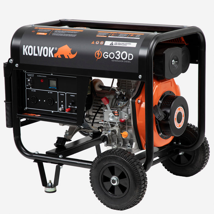 Generador Eléctrico diesel 3kVA KOLVOK GO30D