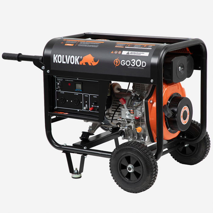Generador Eléctrico diesel 3kVA KOLVOK GO30D