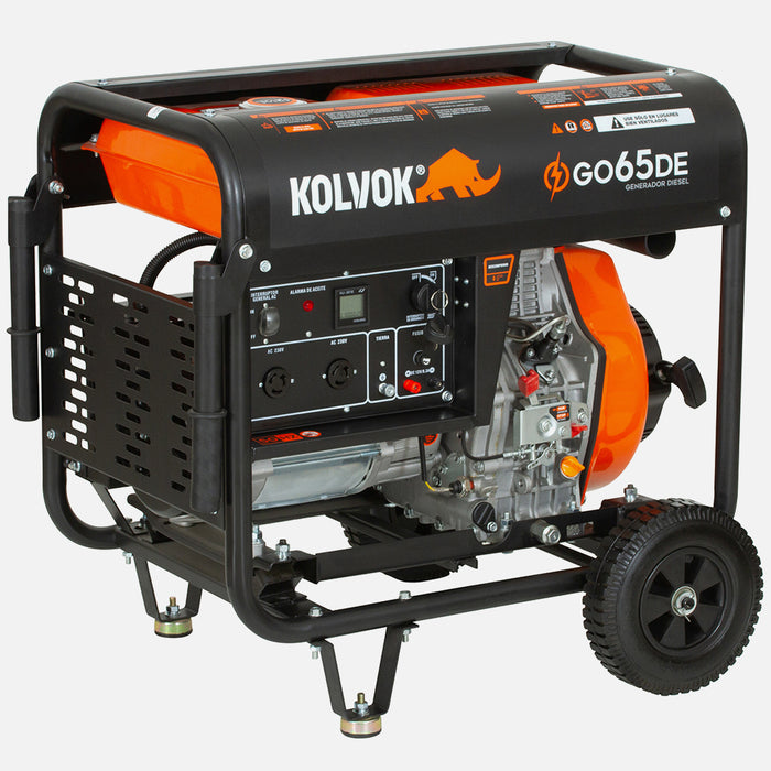 Generador Eléctrico diesel 6.5kVA KOLVOK GO65DE