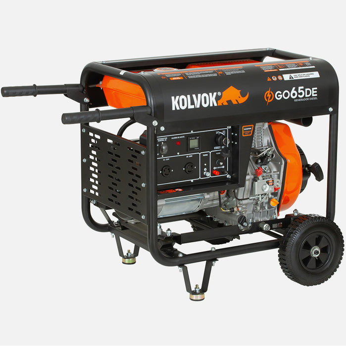 Generador Eléctrico diesel 6.5kVA KOLVOK GO65DE
