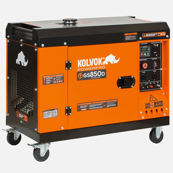 Generador Eléctrico diesel 6.5kVA KOLVOK GS850D