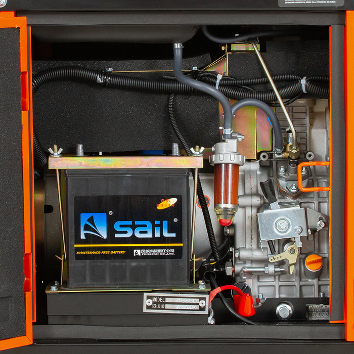 Generador Eléctrico diesel 6.5kVA KOLVOK GS850D