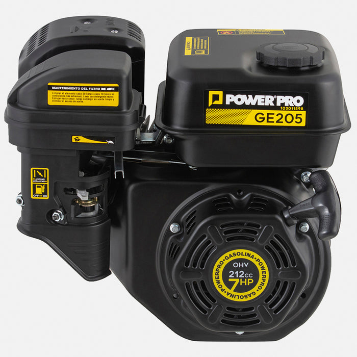 Motor Gasolina 7 HP POWERPRO GE205