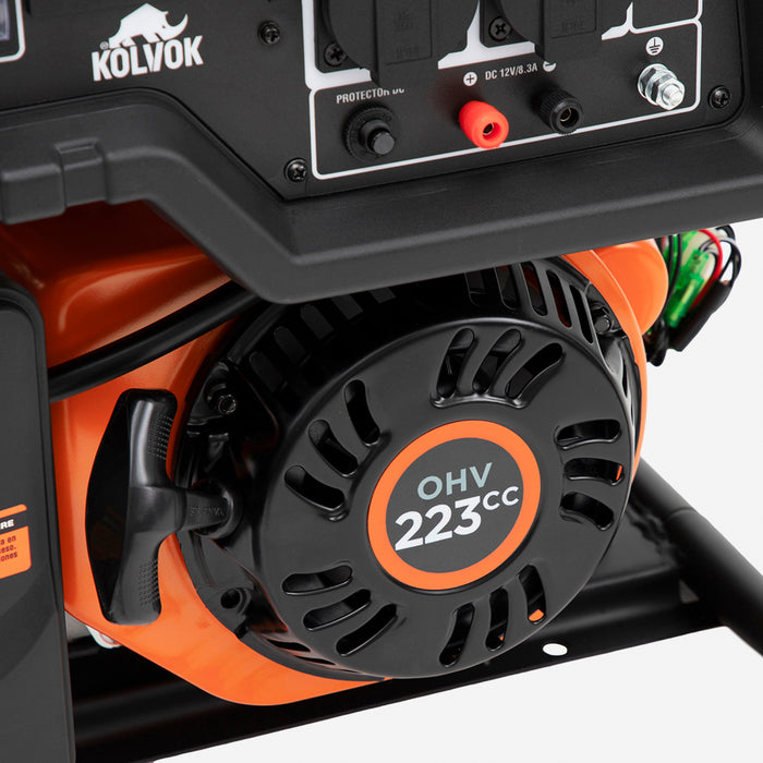 Generador Eléctrico Gasolina 3.5kVA KOLVOK GO35GE