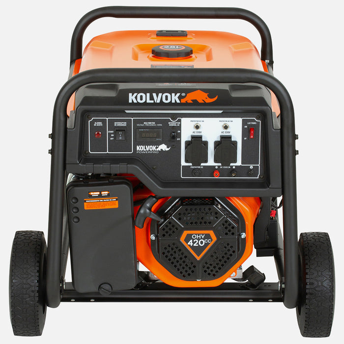 Generador Eléctrico Gasolina 5.5kVA KOLVOK GO55GE