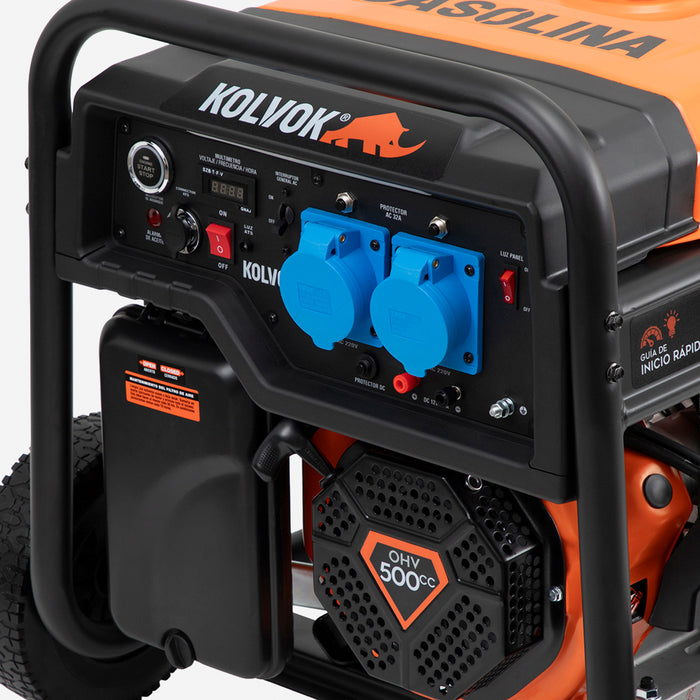 Generador Eléctrico Gasolina  8.5kVA KOLVOK GO82GTA