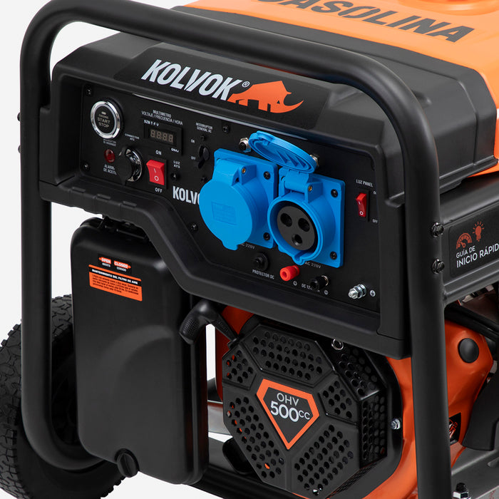 Generador Eléctrico Gasolina  8.5kVA KOLVOK GO82GTA