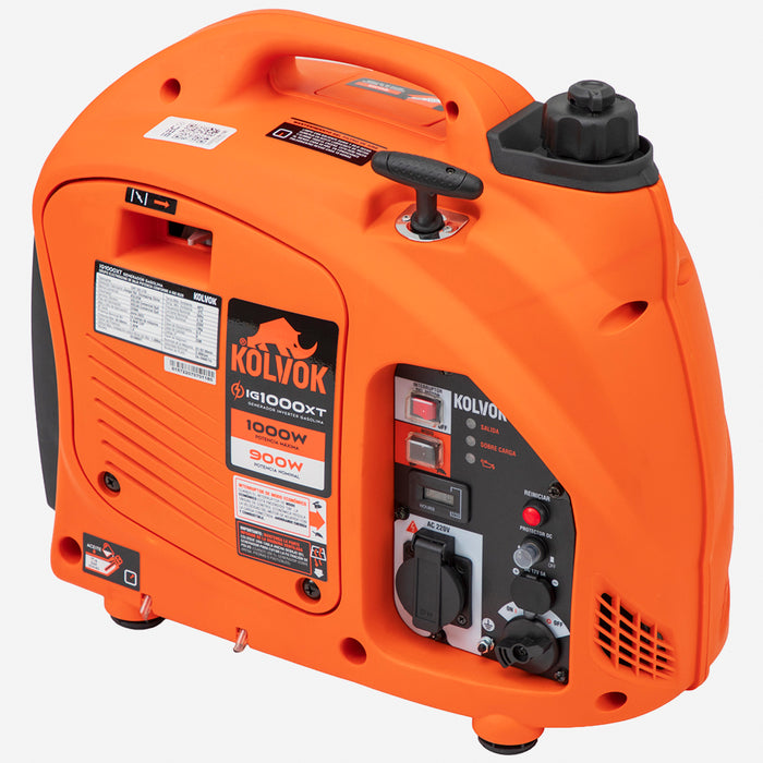Generador Eléctrico Gasolina Inverter 1kVA KOLVOK IG1000XT