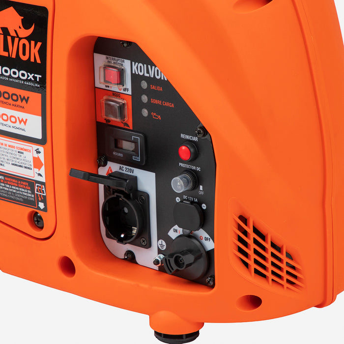 Generador Eléctrico Gasolina Inverter 1kVA KOLVOK IG1000XT