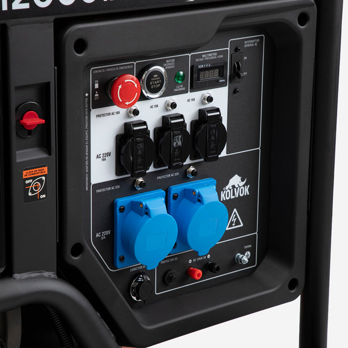 Generador Gasolina 12kVA KOLVOK GO1200GTA