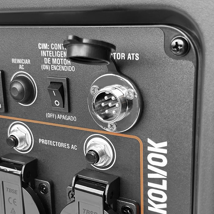 Generador Gasolina Inverter Conector ATS 8kVA KOLVOK XT7800IG