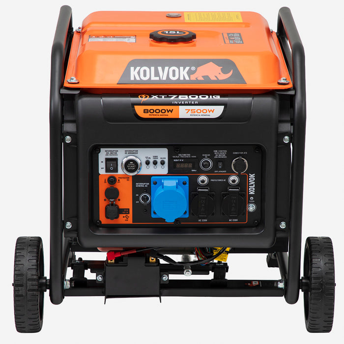 Generador Gasolina Inverter Conector ATS 8kVA KOLVOK XT7800IG