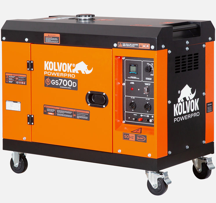 Generador Eléctrico diesel 5kVA KOLVOK GS700D