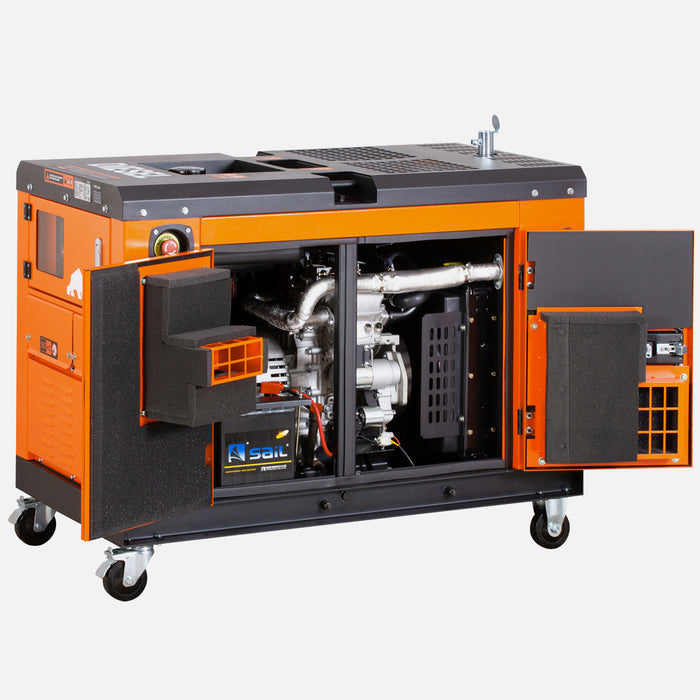 Generador Eléctrico Diesel Trifásico 12kVA KOLVOK GS12D3