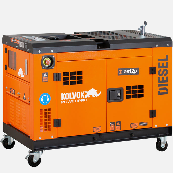 Generador Eléctrico diesel 10kVA KOLVOK GS12D