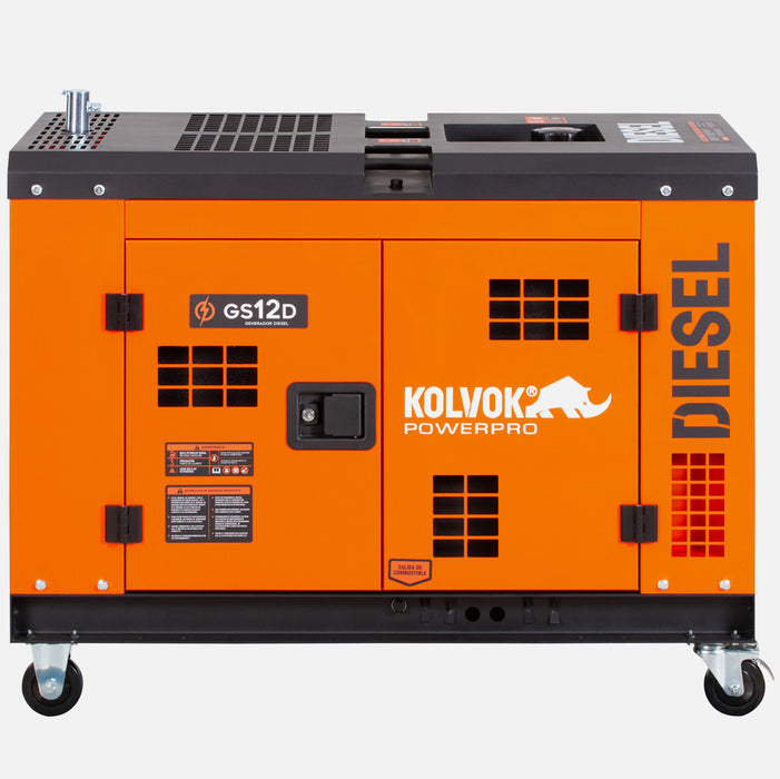 Generador Eléctrico diesel 10kVA KOLVOK GS12D