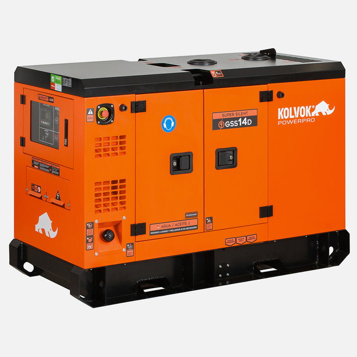 Generador Eléctrico Diesel 12kVA KOLVOK GSS14D