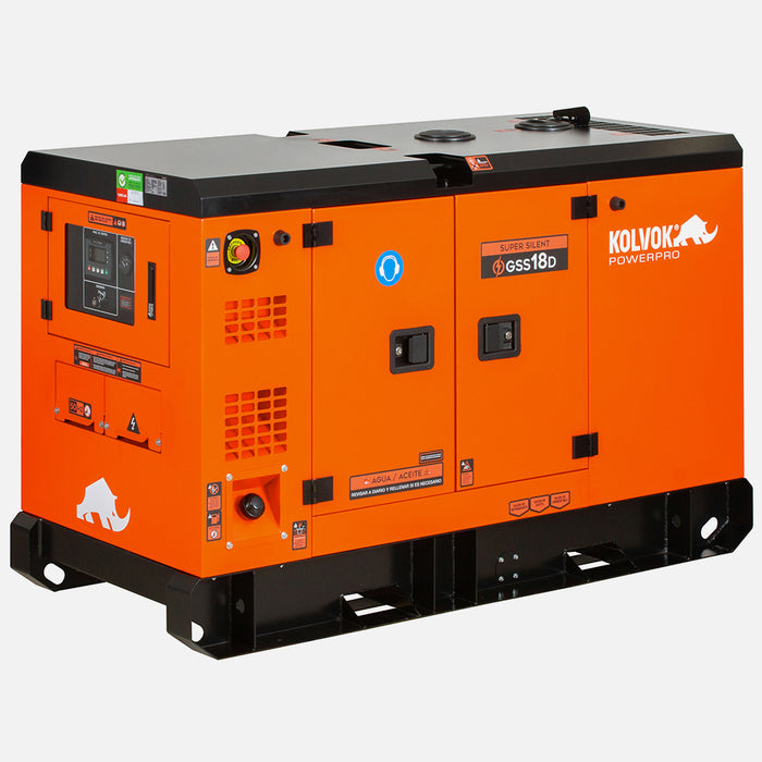 Generador Eléctrico Diesel 17kVA KOLVOK GSS18D