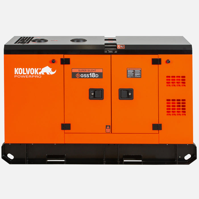 Generador Eléctrico Diesel 17kVA KOLVOK GSS18D