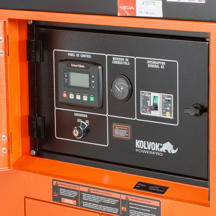 Generador Eléctrico Diesel 12kVA KOLVOK GSS14D