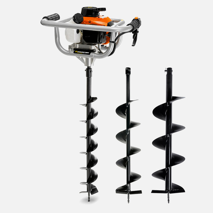 Kit Ahoyador + 3 Barrenos (10, 15 y 20 cm) 41.5cc POWERPRO GP415XT