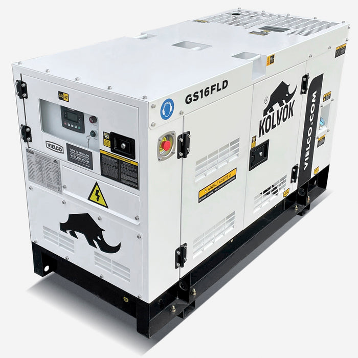 Generador Diesel Trifásico 16kVA KOLVOK GS16FLD