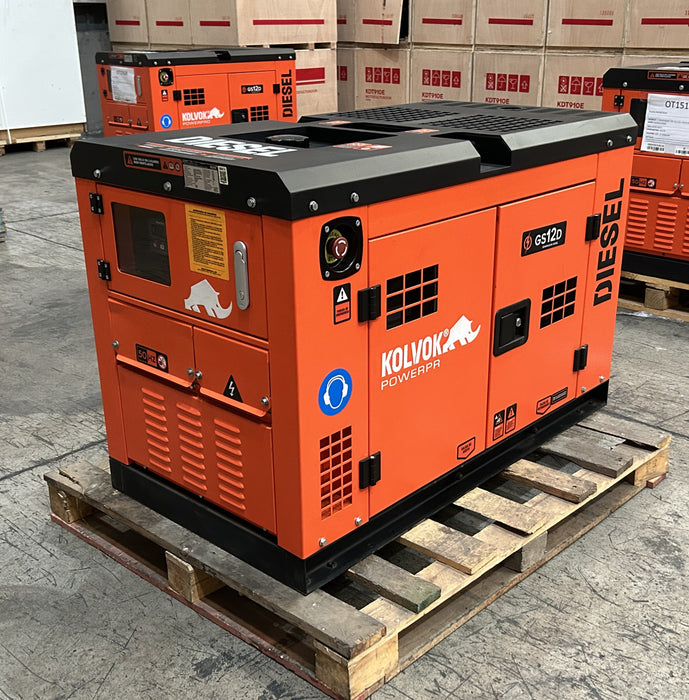 GENERADOR MONO GS12D40 10KVA DIESEL KOLVOK