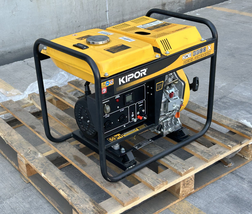 GENERADOR MONO KDE3500X40 3.2KVA DIESEL KIPOR