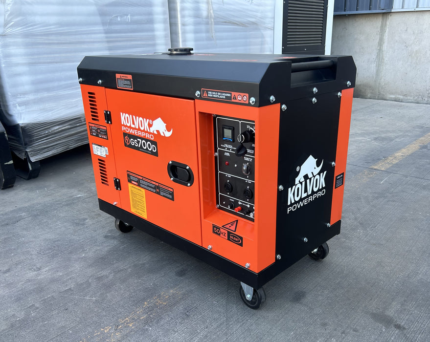 GENERADOR MONO GS700D10 5KVA DIESEL KOLVOK