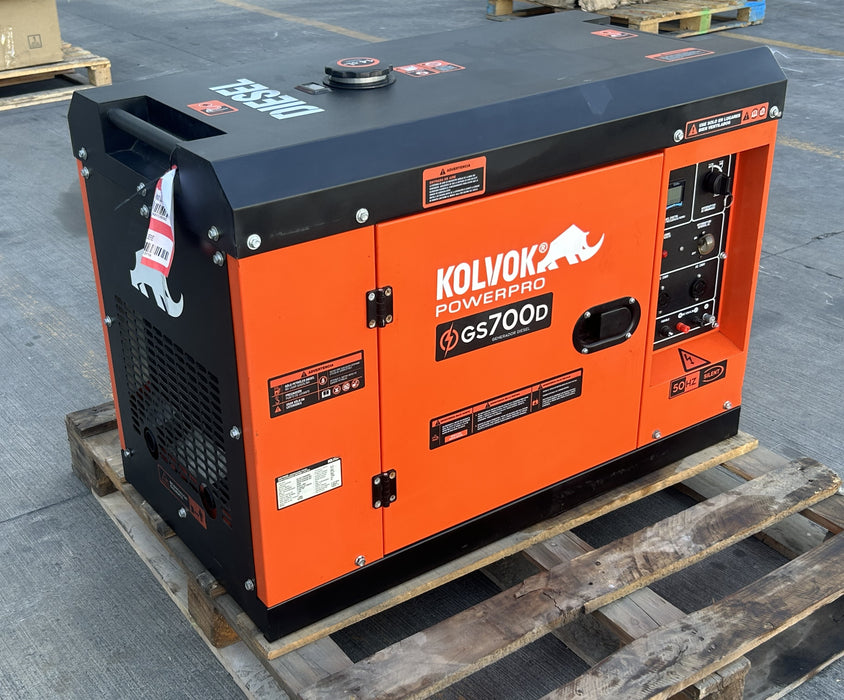 GENERADOR MONO GS700D90 5KVA DIESEL KOLVOK