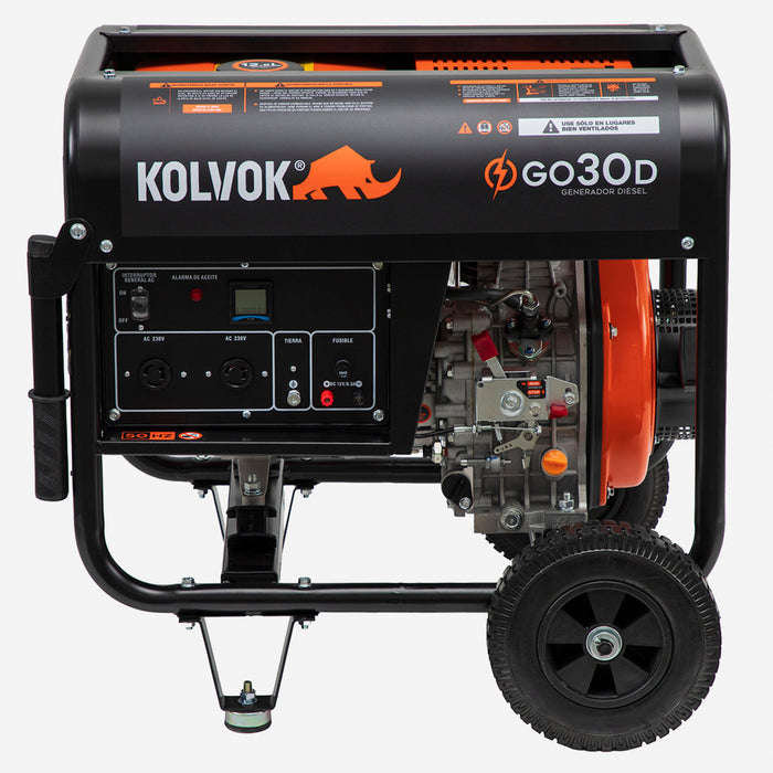 Generador Eléctrico diesel 3kVA KOLVOK GO30D