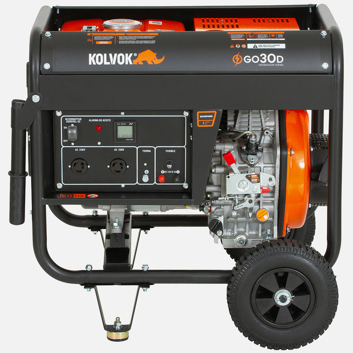 Generador Eléctrico diesel 3kVA KOLVOK GO30D