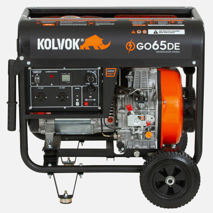 Generador Eléctrico diesel 6.5kVA KOLVOK GO65DE