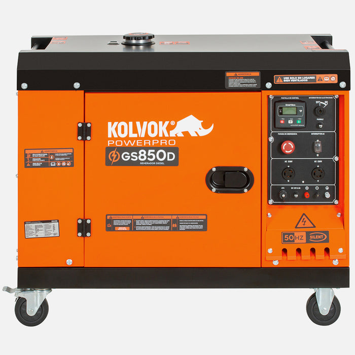 Generador Eléctrico diesel 6.5kVA KOLVOK GS850D