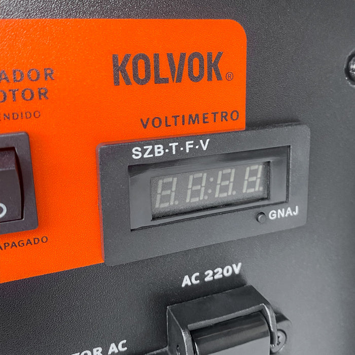Generador Eléctrico Gasolina Inverter 3.5kVA KOLVOK XT35IG