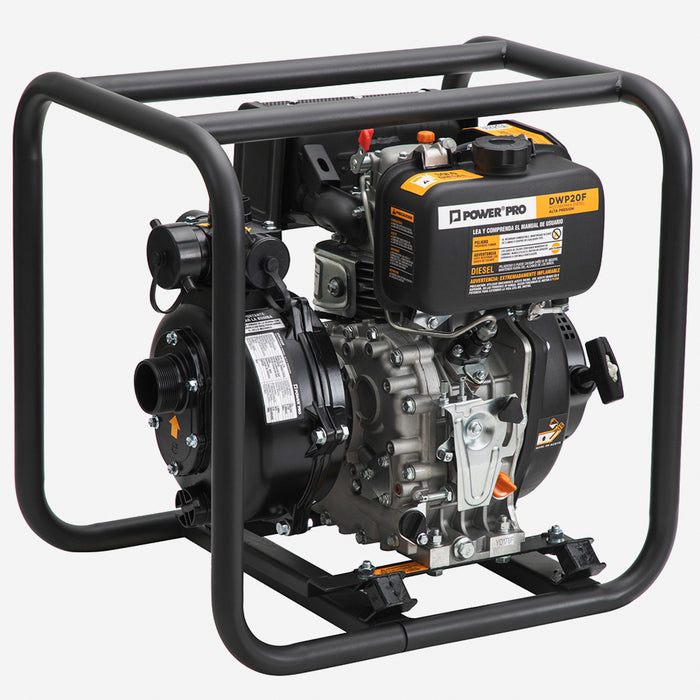 Motobomba Alta Presión 2" Diesel 6.7HP POWERPRO DWP20F