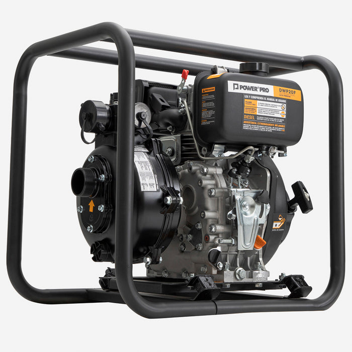 Motobomba Alta Presión 2" Diesel 6.7HP POWERPRO DWP20F
