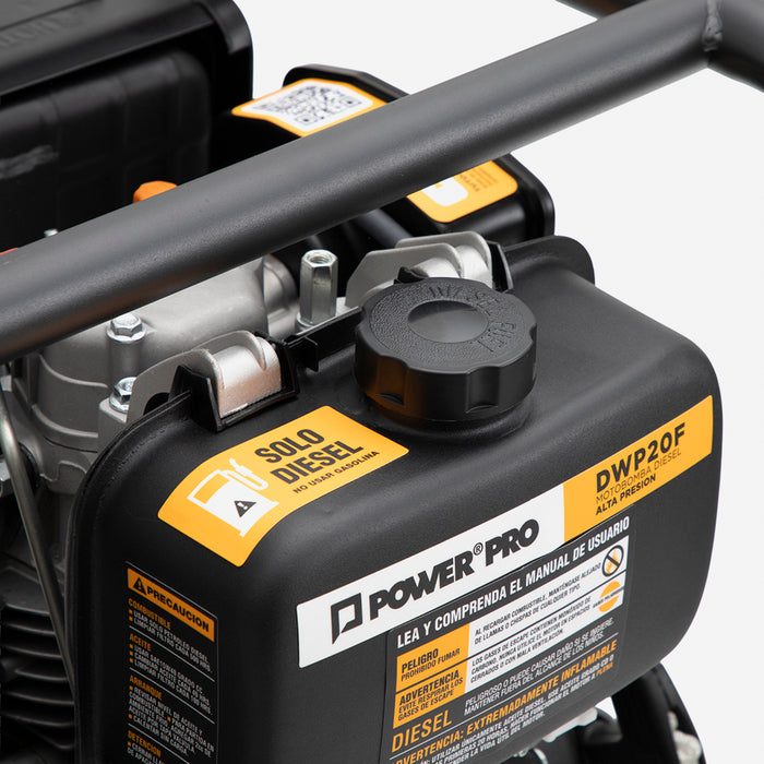 Motobomba Alta Presión 2" Diesel 6.7HP POWERPRO DWP20F