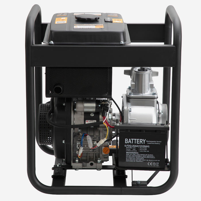 Motobomba 3" Diesel 6.7HP Partida Eléctrica POWERPRO DWP30LE