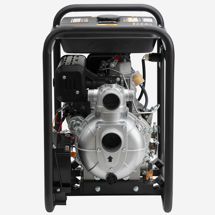 Motobomba Alta Presión 3" Diesel 10HP  Partida Eléctrica POWERPRO DWP30FLE