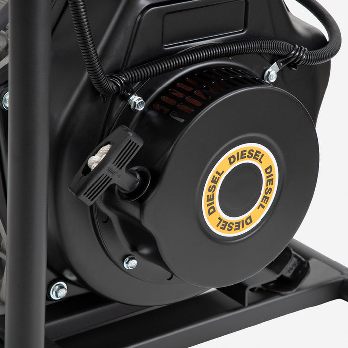 Motobomba Alta Presión 3" Diesel 10HP  Partida Eléctrica POWERPRO DWP30FLE