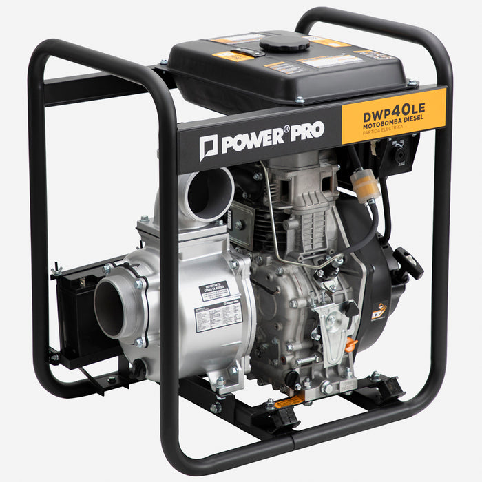 Motobomba 4" Diesel 10HP Partida Eléctrica POWERPRO DWP40LE
