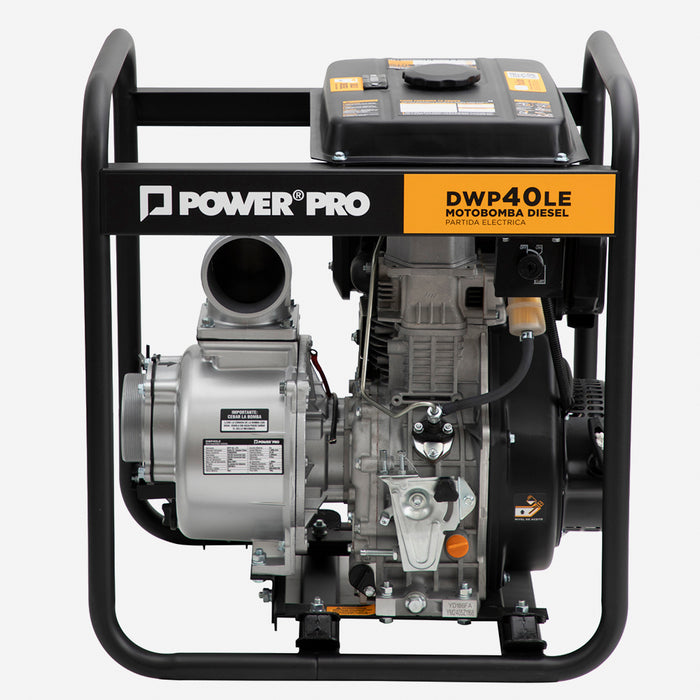 Motobomba 4" Diesel 10HP Partida Eléctrica POWERPRO DWP40LE