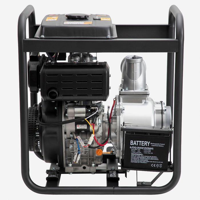 Motobomba 4" Diesel 10HP Partida Eléctrica POWERPRO DWP40LE