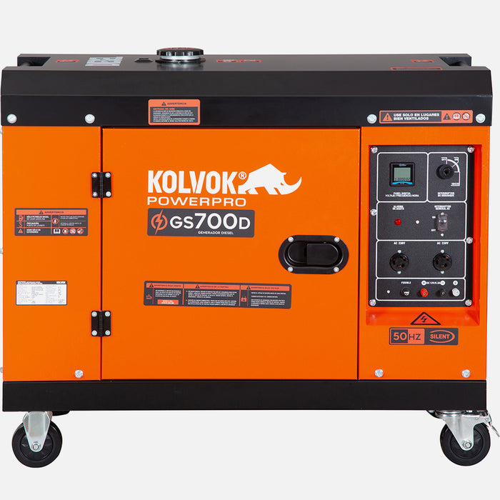 Generador Eléctrico diesel 5kVA KOLVOK GS700D