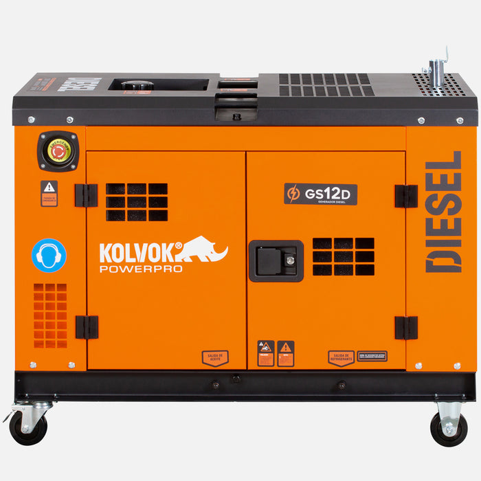 Generador Eléctrico diesel 10kVA KOLVOK GS12D